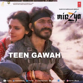 Teen gawah Hain Ishq Ka-song lyrics &english Transhlation